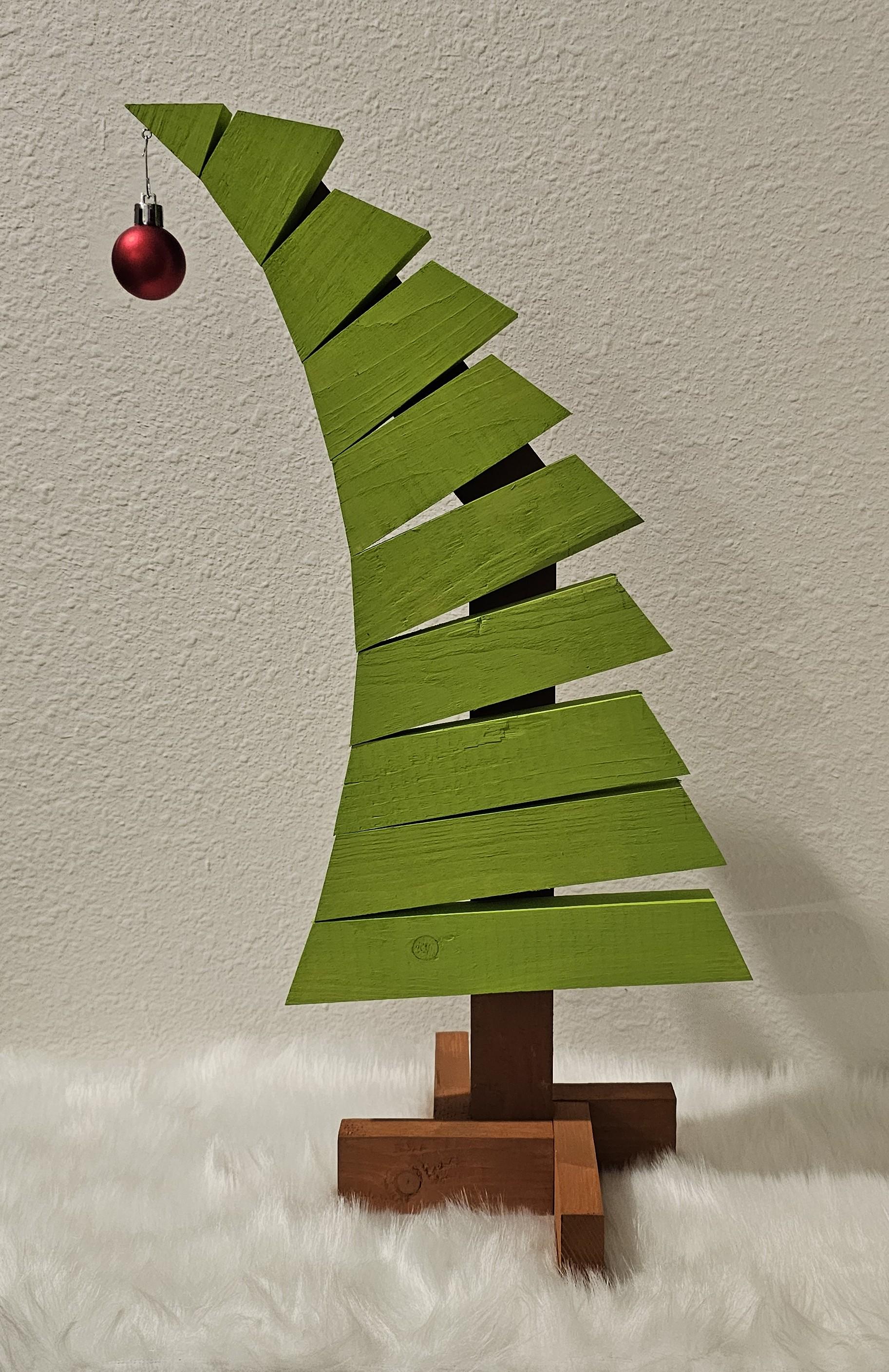 Handcrafted Grinch Tree