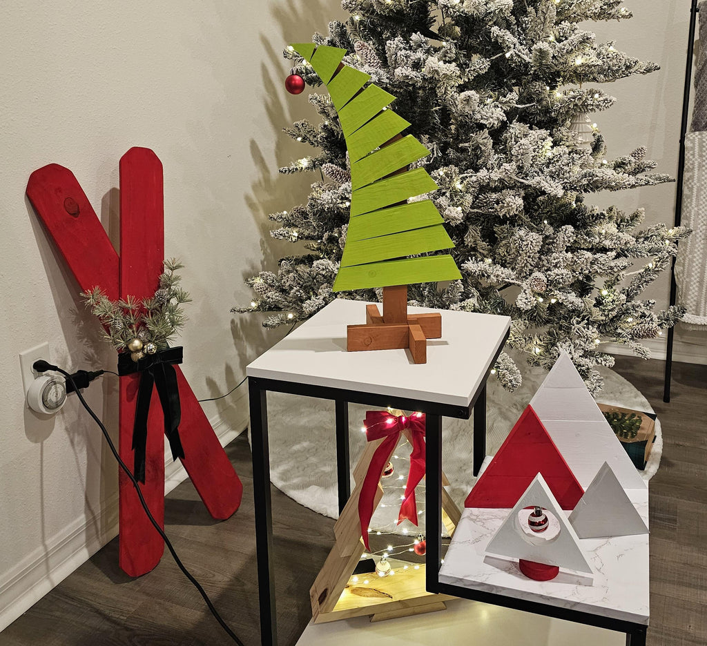 Handcrafted Grinch Tree