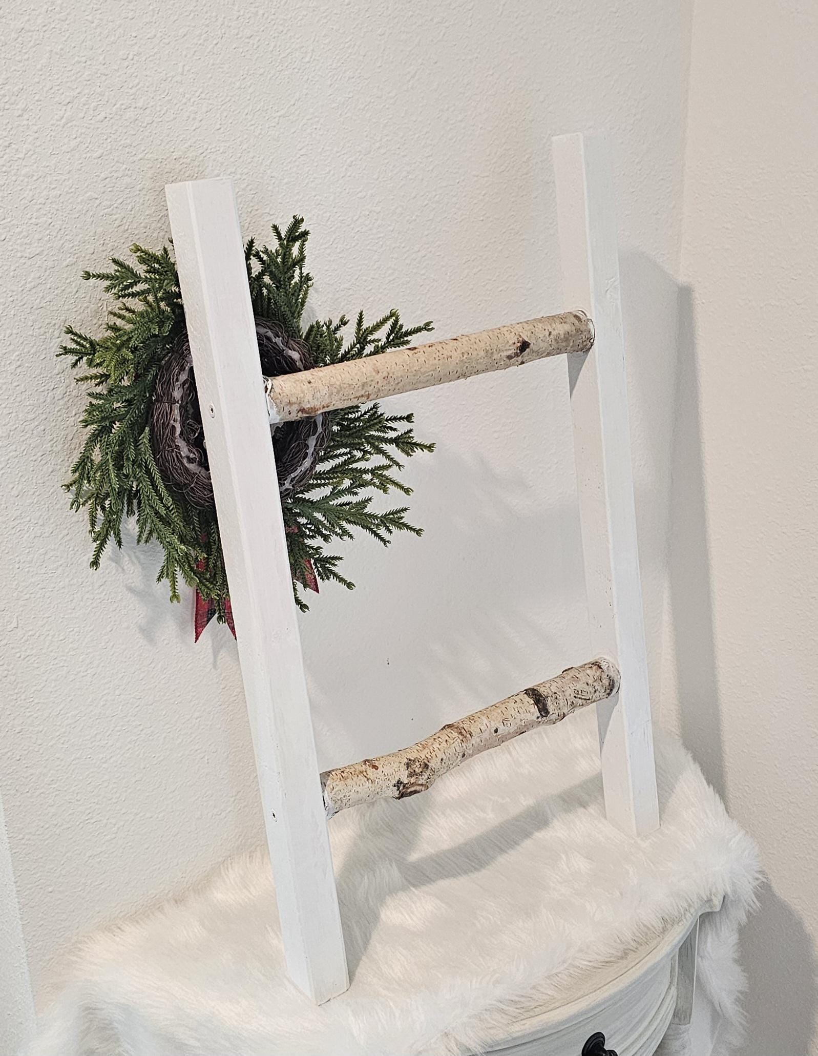 Handcrafted Birch Ladder