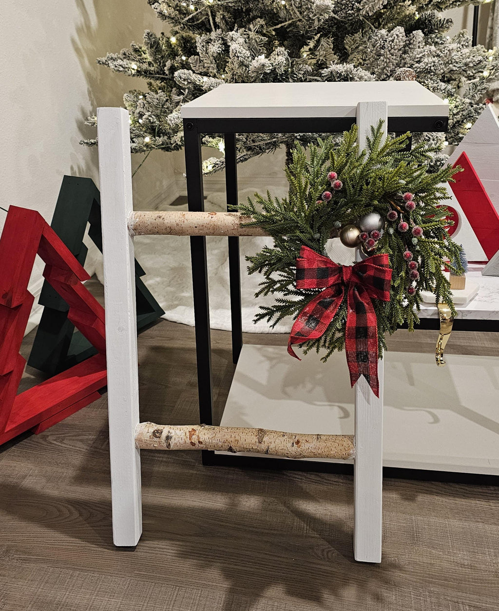 Handcrafted Birch Ladder