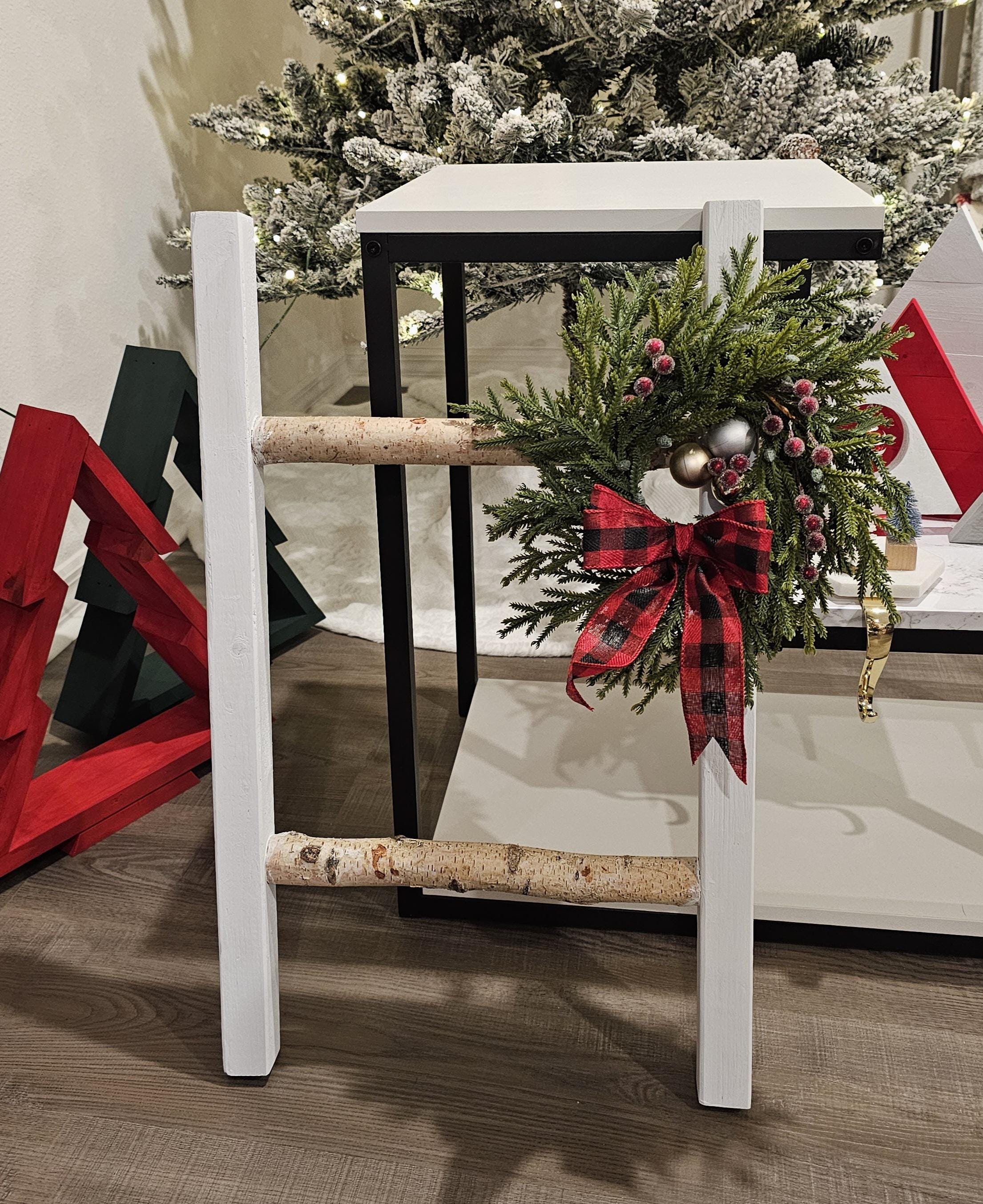 Handcrafted Birch Ladder
