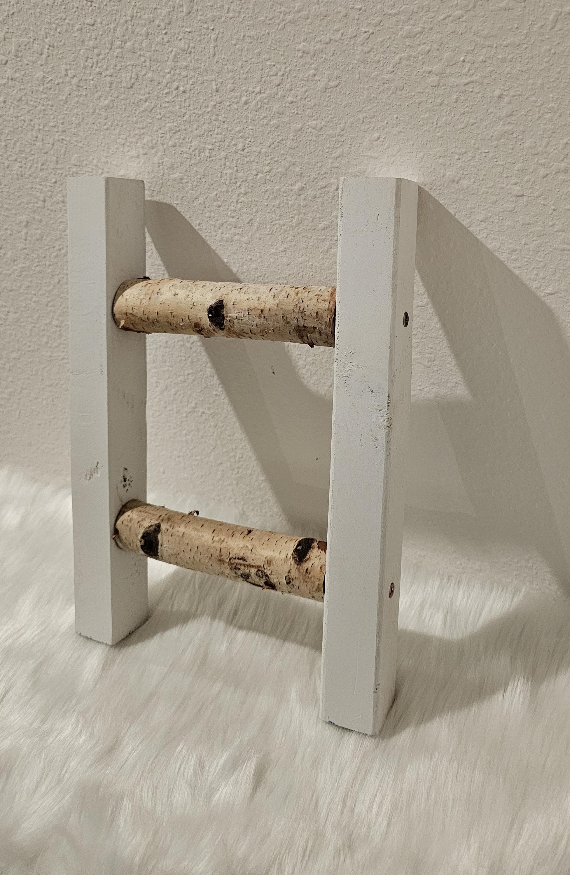 Handcrafted Mini Birch Ladder