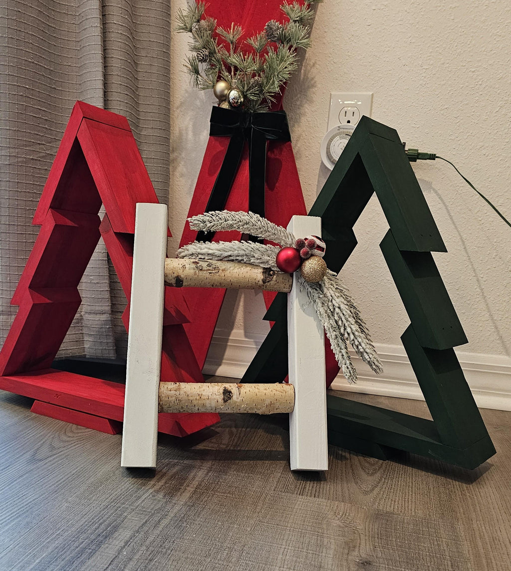 Handcrafted Mini Birch Ladder