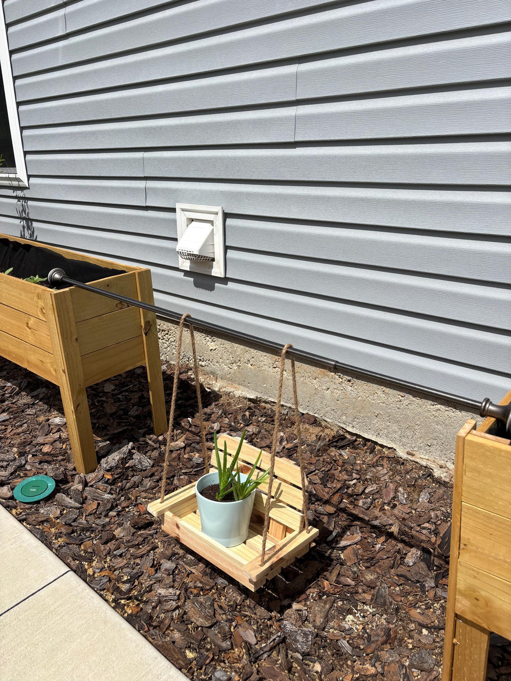 Miniature Porch Swing Plant Hanger