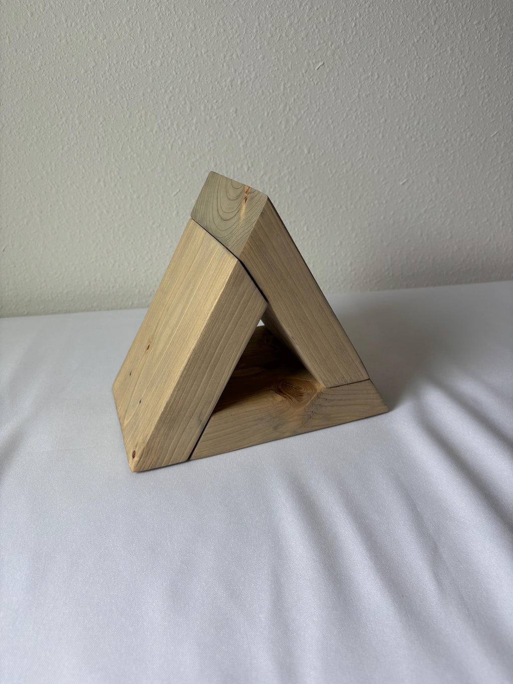 Handmade Triangular Wooden Book Rest | Book Valet & Open Book Holder | Slim or Chunky Profile | Multiple Finish Options