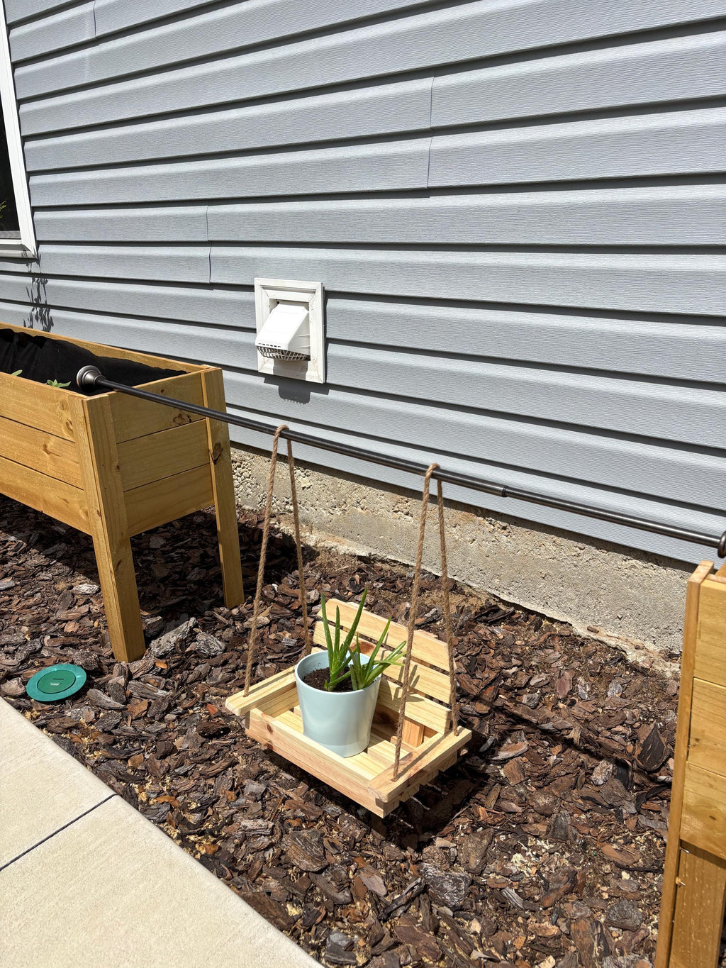 Miniature Porch Swing Plant Hanger