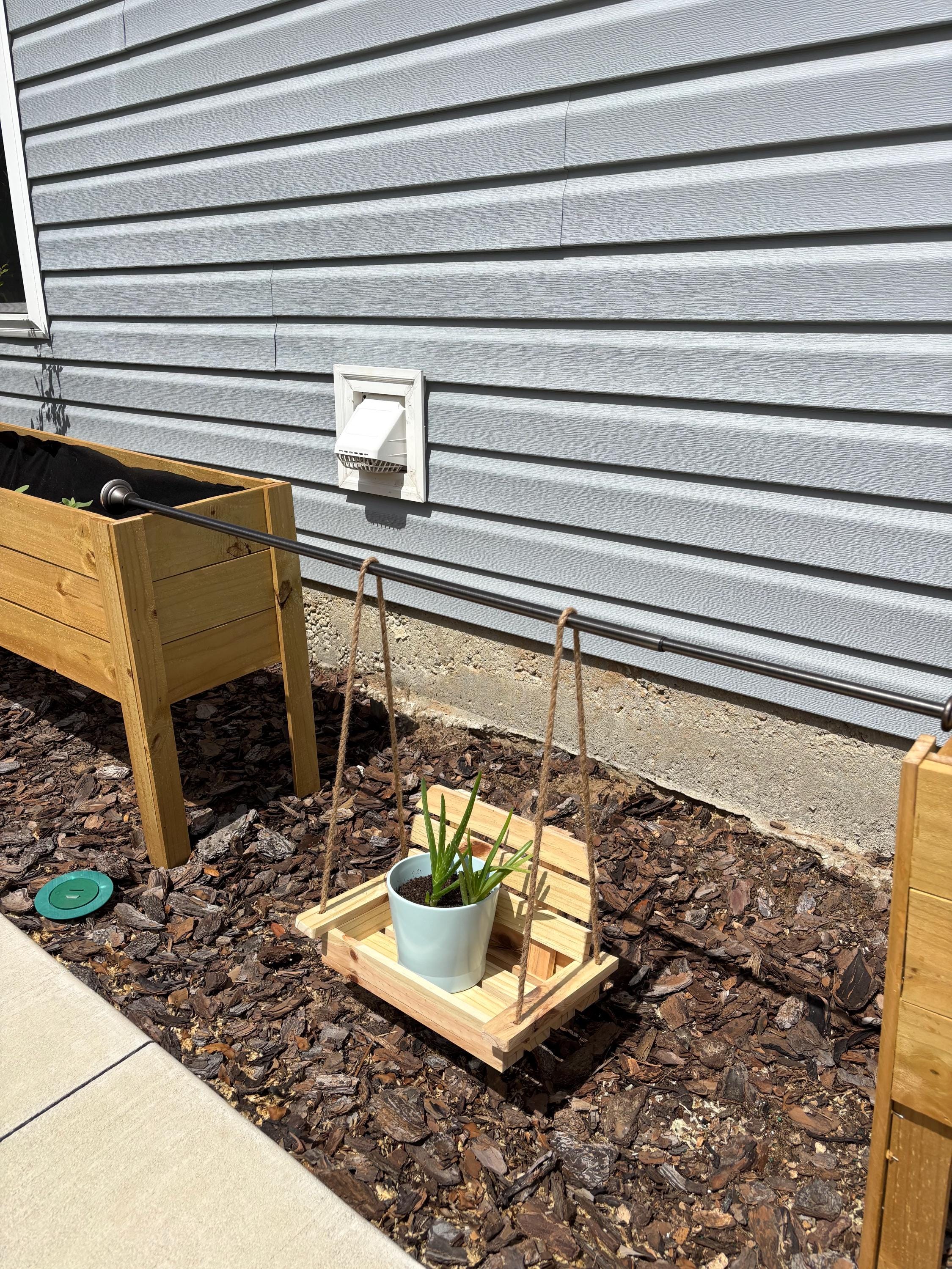 Miniature Porch Swing Plant Hanger