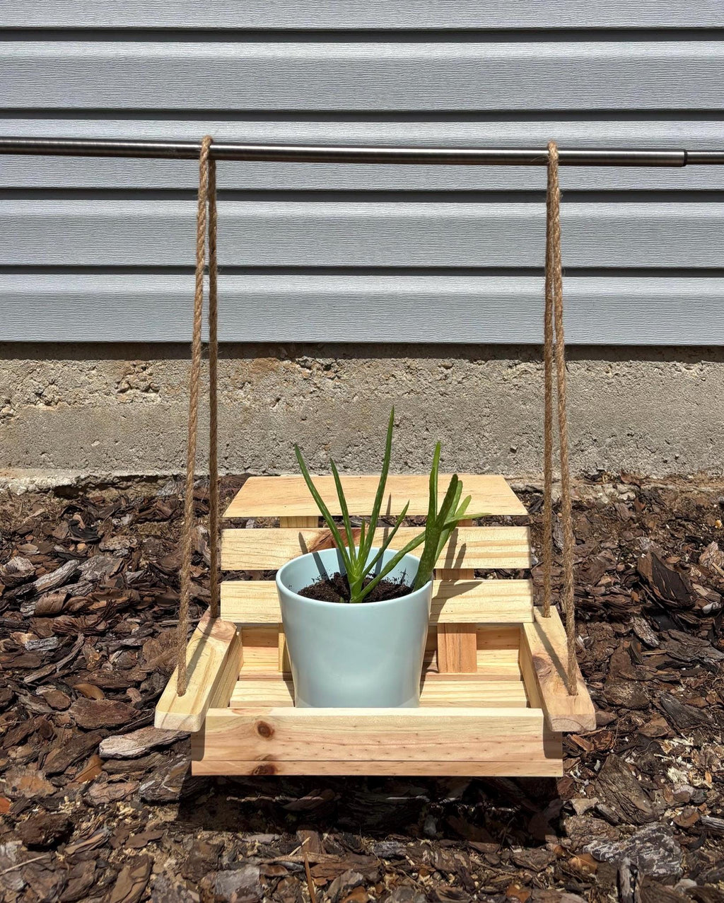 Miniature Porch Swing Plant Hanger