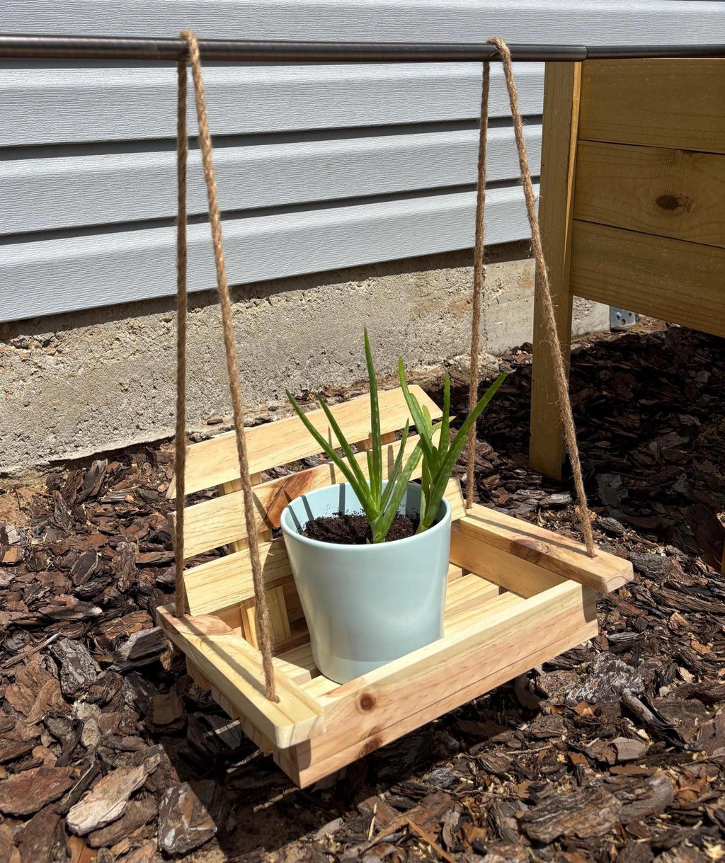 Miniature Porch Swing Plant Hanger