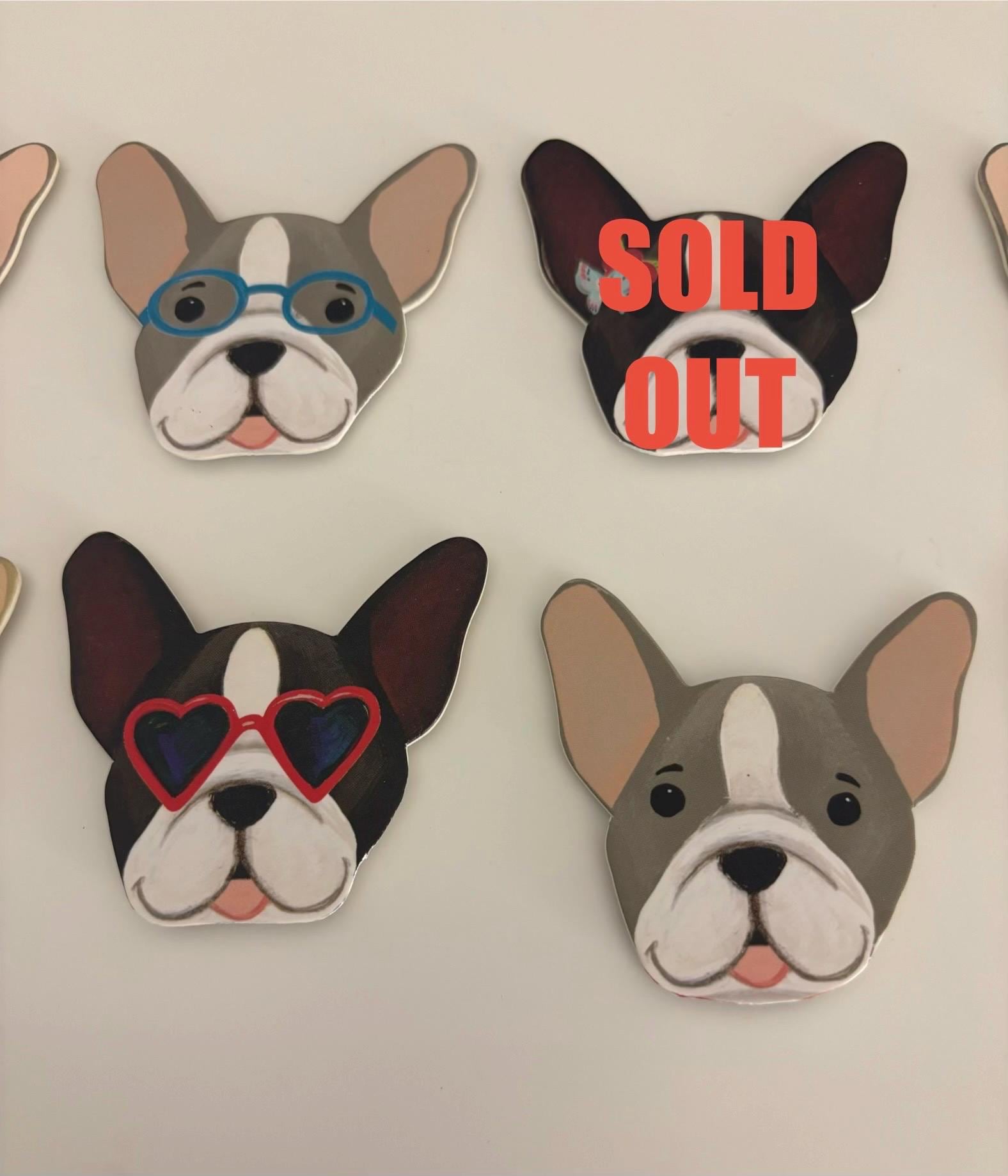 Boston Terrier / Frenchie Magnets - Handmade in Florida | Boston Terrier Gift Idea, Dog Art Magnets, Boston Terrier Lover, Dog Mom, Dog Dad