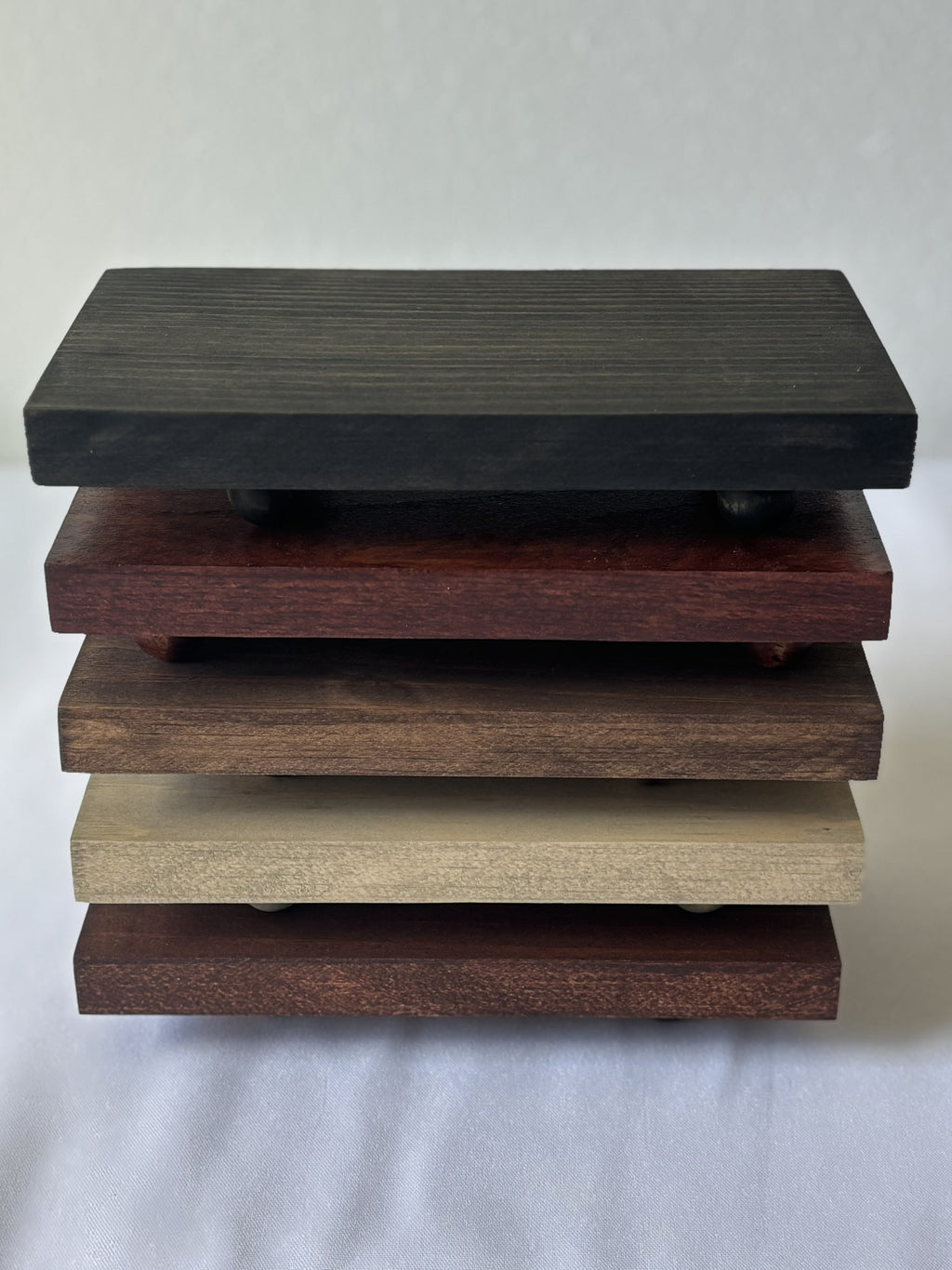 Handmade Wooden Riser Stand | Coffee Bar, Kitchen & Home Decor Display | Small, Medium or Large | Multiple Finish Options