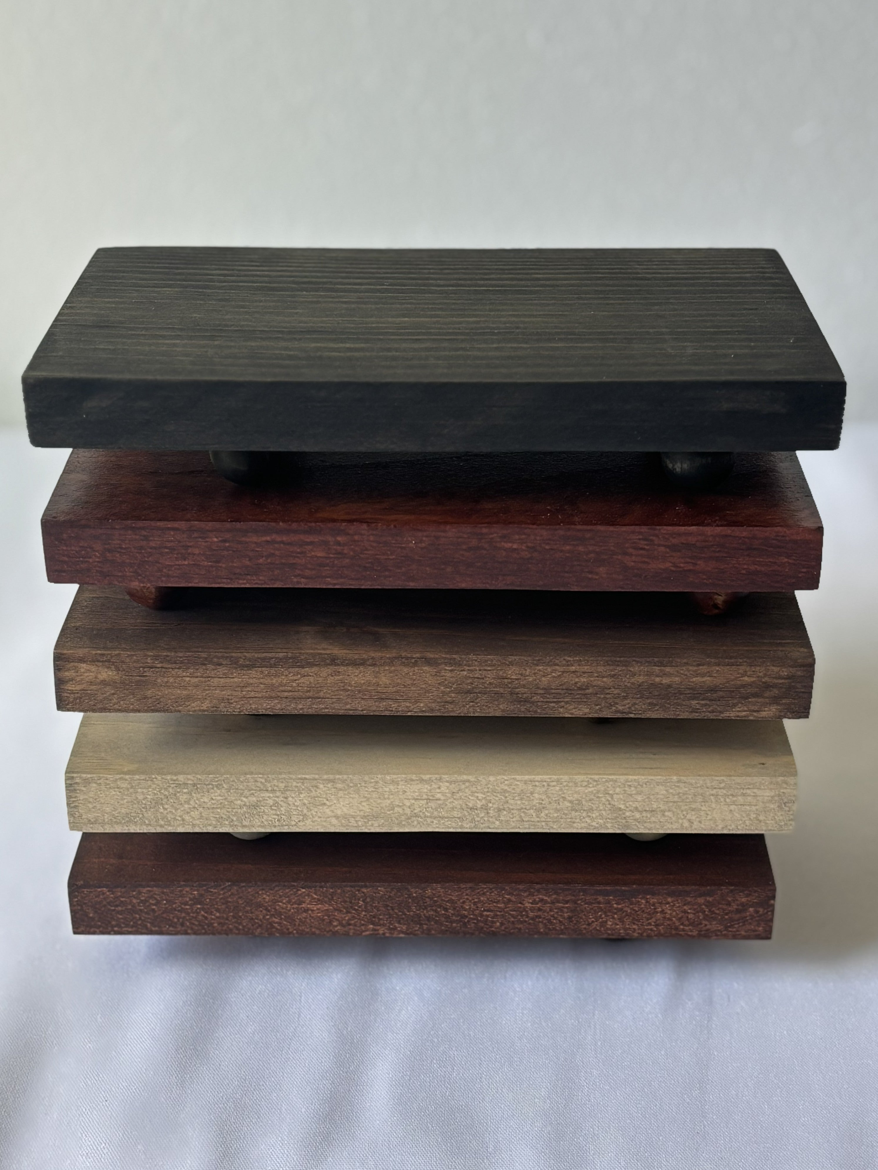 Handmade Wooden Riser Stand | Coffee Bar, Kitchen & Home Decor Display | Small, Medium or Large | Multiple Finish Options