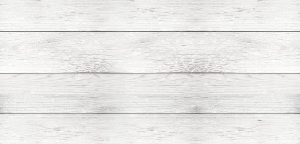 Whitewashed wooden shiplap planks